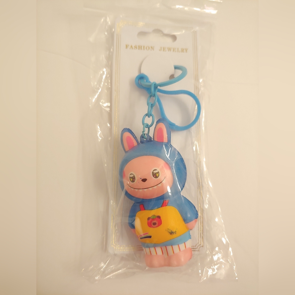 Fashion Jewelry Squishy Labubu Keychain